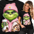 KOSZULKA DAMSKA  ŚWIĄTECZNA GRINCH   LOVE CAFFE
